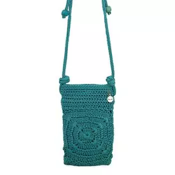 Мини-кроссбоди Josie The Sak, цвет Hand Crochet - Azure Patch