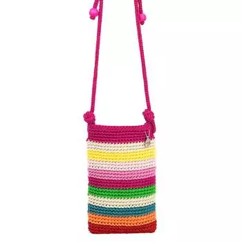 Мини-кроссбоди Josie The Sak, цвет Hand Crochet - Beach Stripe