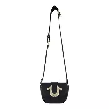 Мини-кроссбоди True Religion с клапаном, черный