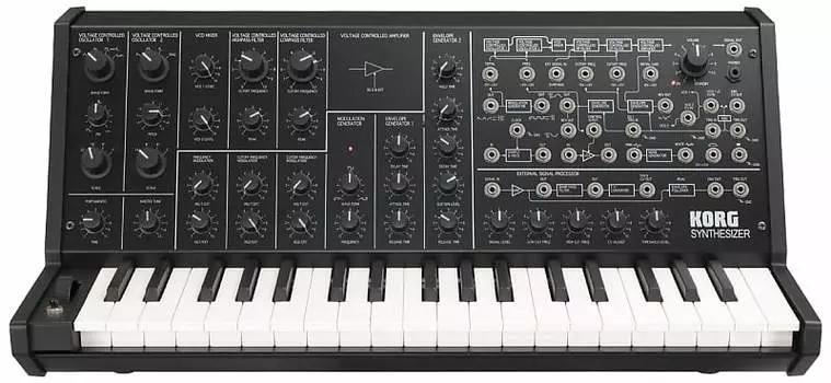 Мини-монофонический аналоговый синтезатор Korg MS-20