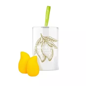 Мини-набор блендера для красоты, губка для макияжа для жидкой пудры Bb Cream, мини-набор без латекса, манго, Glov