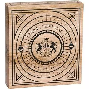 Мини-набор для ухода за волосами - масло для бороды 10 мл, воск для усов 15 мл, туалетная вода With Confidence 10 мл, бальзам для бороды 15 мл, Dear Barber