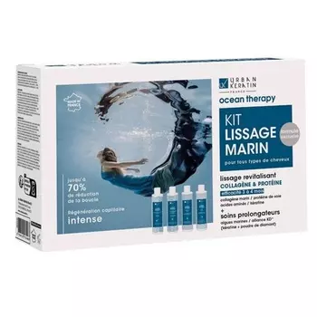 Мини-набор Ocean Therapy Smoothing and Care 4 x 100 мл Urban Keratin