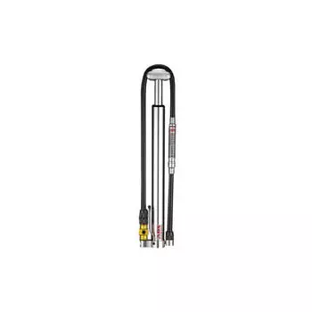 Мини-насос CNC Micro Floor Drive серебристый - HPG LEZYNE, серый / серебристый / серебристый