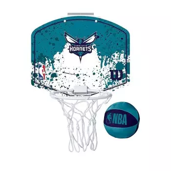 Мини обруч команды NBA Charlotte Hornets Wilson, цвет Grnblau