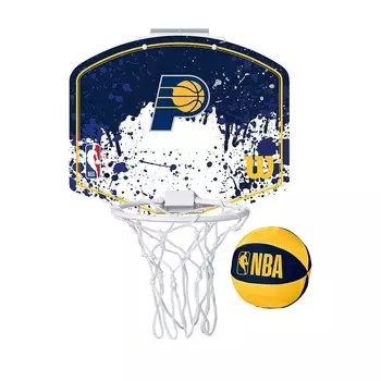 Мини обруч команды NBA Indiana Pacers Wilson, серебряный