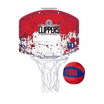 Мини обруч команды NBA Los Angeles Clippers Wilson, красный