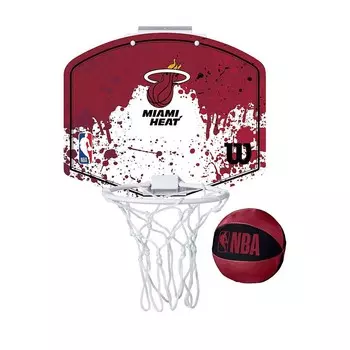 Мини обруч команды NBA Miami Heat Wilson, красный