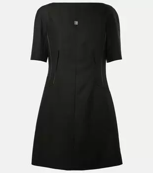 Мини-платье 4g из шерсти и мохера Givenchy, черный