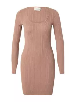 Мини платье A LOT LESS Dress Nanni, темно-коричневый