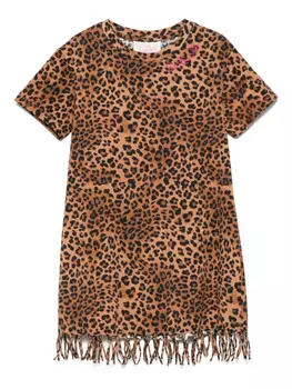 Мини-платье Abbey MC2 Saint Barth Kids, коричневый