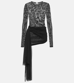 Мини-Платье Aiden с завязками Bananhot, черный