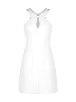 Мини-платье Alani с лямкой на шее Halston