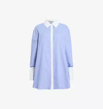 Мини-Платье Alber из хлопка с длинными рукавами Allsaints, мультиколор