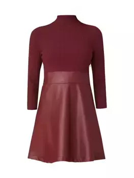 Мини-платье Alexa Mix Media Shoshanna, цвет bordeaux