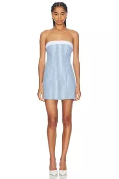 Мини-платье Alice от Lovers And Friends, sky blue & white