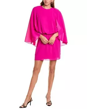 Мини-платье Amanda Uprichard Genevieve, розовый