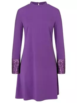 Мини платье Ana Alcazar Dress Saliba, фиолетовый