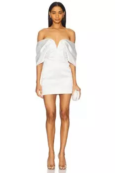 Мини-платье Ariya Nbd, ivory