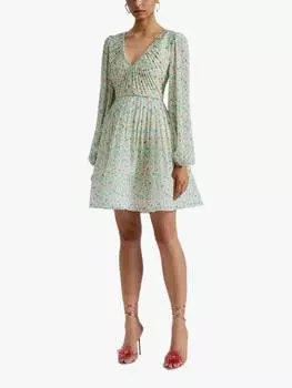 Мини-платье эстель в цветочек Malina, разноцветный