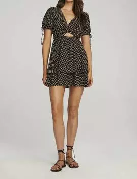 Мини-платье Avet черного цвета Saltwater Luxe