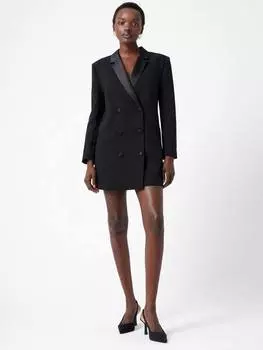 Мини-платье azra blazer French Connection, черный