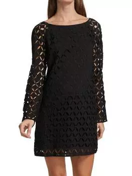 Мини-платье Bailey 44 с люверсами kynlee, черный