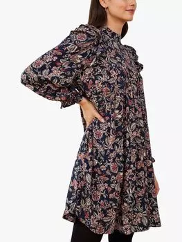 Мини-платье Baukjen Athelie Paisley, индиго/мульти