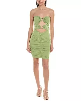 Мини-платье Bebe, зеленый