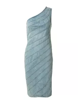 Мини платье Bella x ABOUT YOU Dress Stefanie, синий деним