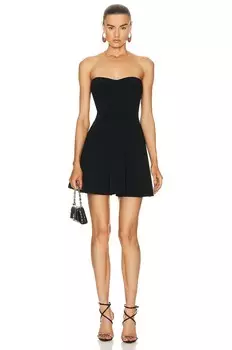 Мини-платье без бретелек Grace Norma Kamali, черный
