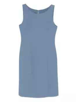 Мини-платье без рукавов EMPORIO ARMANI, синий