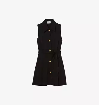 Мини-Платье без рукавов с поясом Claudie Pierlot, мультиколор