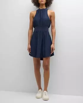Мини-платье без рукавов с зауженной талией Fern Cinq a Sept, цвет Navy
