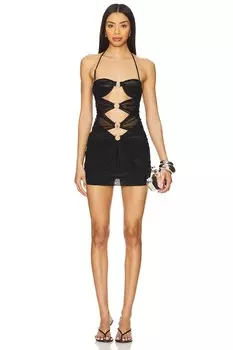 Мини-платье Blair от God Save Queens, black