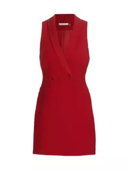 Мини-платье-блейзер без рукавов Latoya Alice + Olivia, цвет perfect ruby