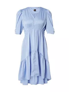 Мини платье BOSS Dress Dizziano, светло-синий