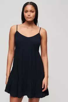 Мини-Платье Breach на бретелях Superdry, синий