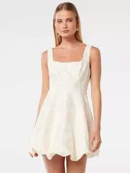 Мини-платье brenda bubble Forever New, цвет Porcelain