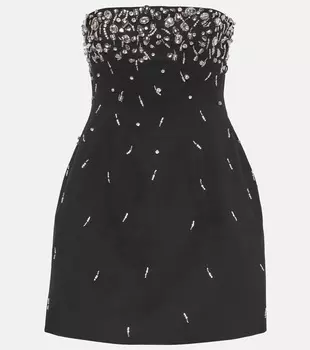 Мини-платье-бюстье с декором arta Simkhai, черный