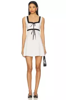 Мини-платье Carolyn Majorelle, white