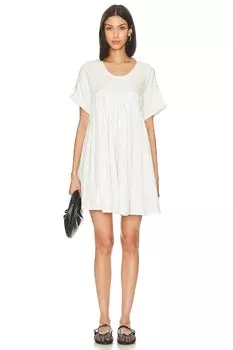 Мини-Платье catalina цвета слоновой кости Free People, белый