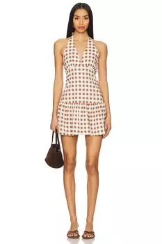 Мини-платье Cecil от Free People, brown patina combo