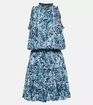 Мини-платье Clara с принтом POUPETTE ST BARTH, разноцветный