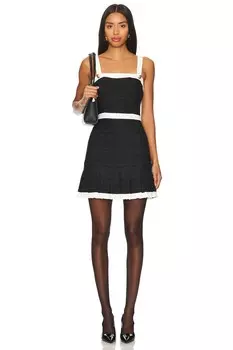 Мини-Платье clarine Alice + Olivia, черный