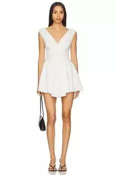 Мини-платье Clarissa Majorelle, white