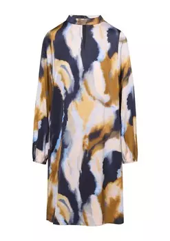 Мини платье COMMA Dress, темно-синий