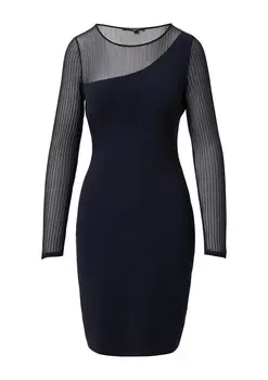 Мини платье COMMA Dress, темно-синий