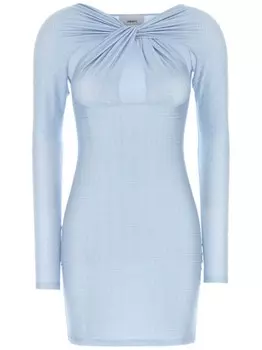 Мини-платье Coperni Twisted, синий