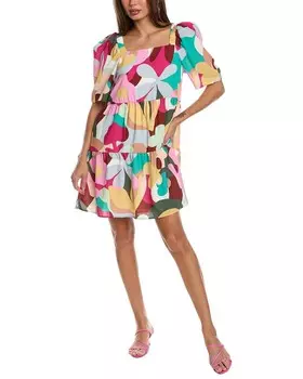 Мини-платье CROSBY by Mollie Burch Conor, зеленый